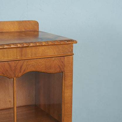 英国クラシック ウォールナット材 ブックケース / 食器棚