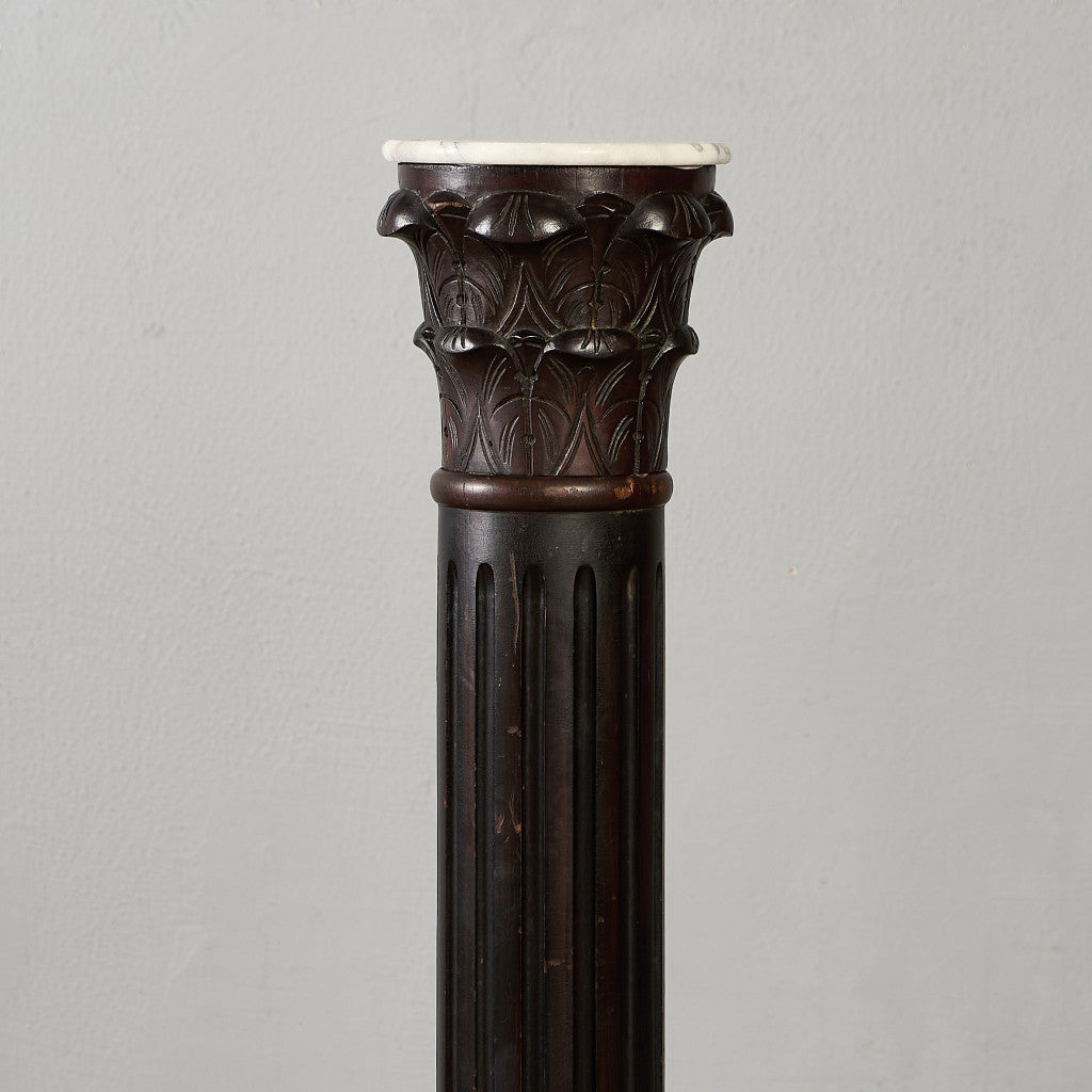 英国 クラシック 大理石 プランタースタンド #96826