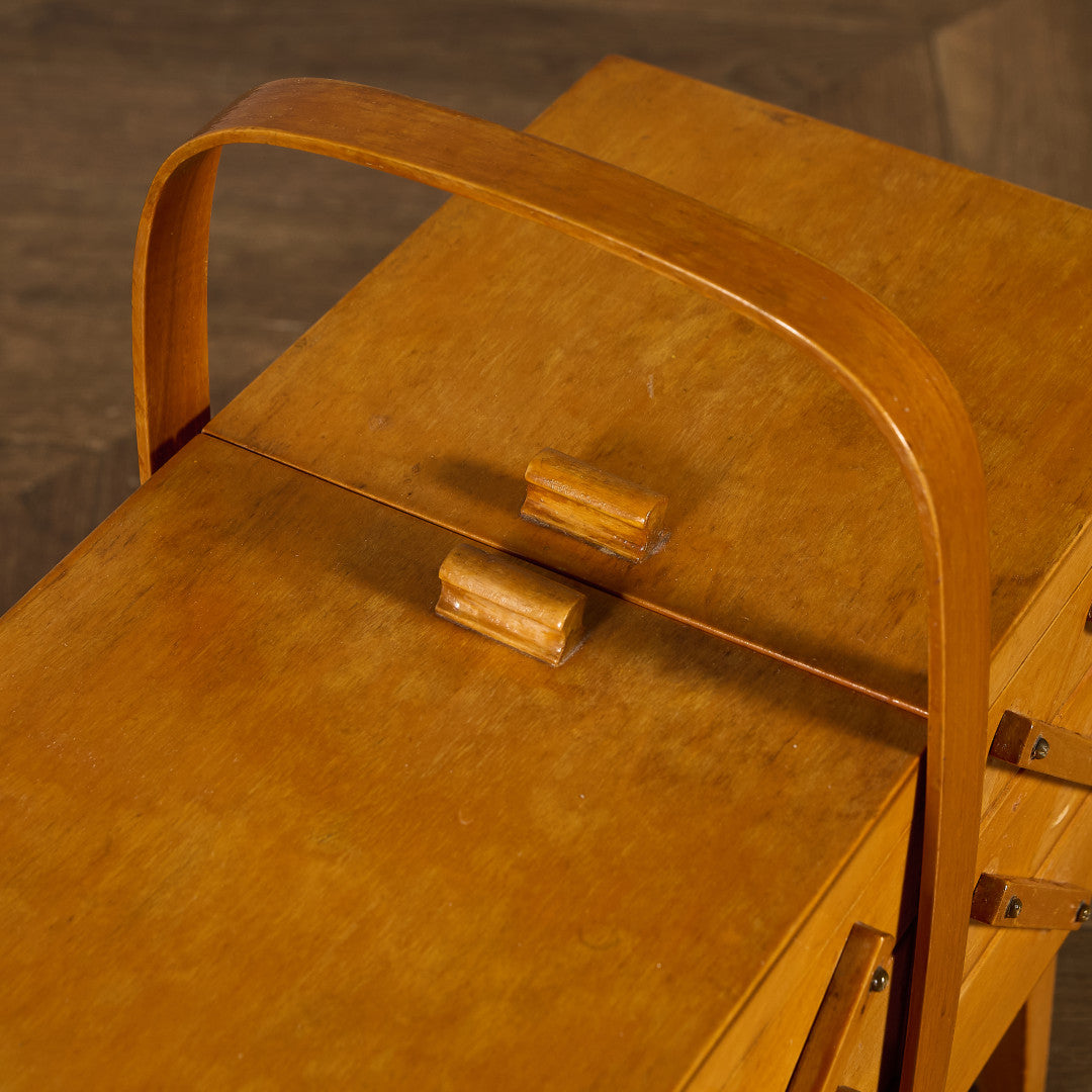 英国 ヴィンテージ ソーイングボックス