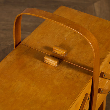 英国 ヴィンテージ ソーイングボックス