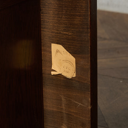 英国 クラシック オーク材 サイドテーブル