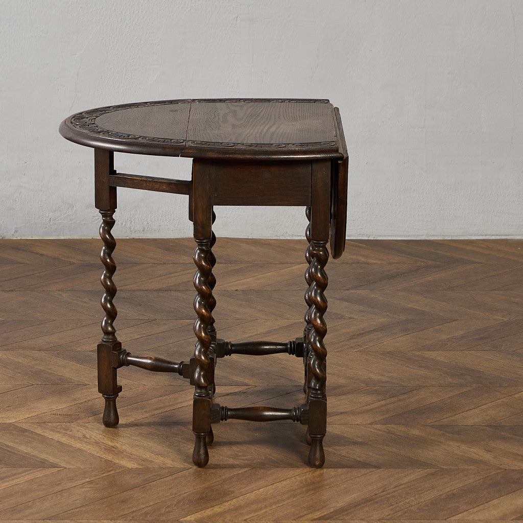 英国 クラシック ドロップリーフ ゲートレッグテーブル