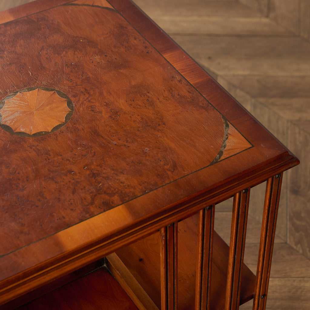 英国 クラシック リボルビング ブックケース