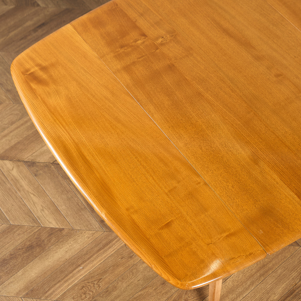 ヴィンテージ レクタングル ドロップリーフ ダイニングテーブル 492