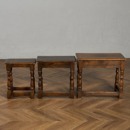 英国クラシック ネストテーブル サイドテーブル