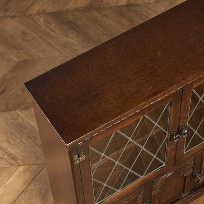 英国 クラシック オーク材 ブックケース