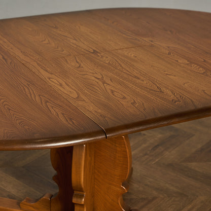 エクステンション ラウンドダイニングテーブル (2700)  ラウンドゴールドラベル