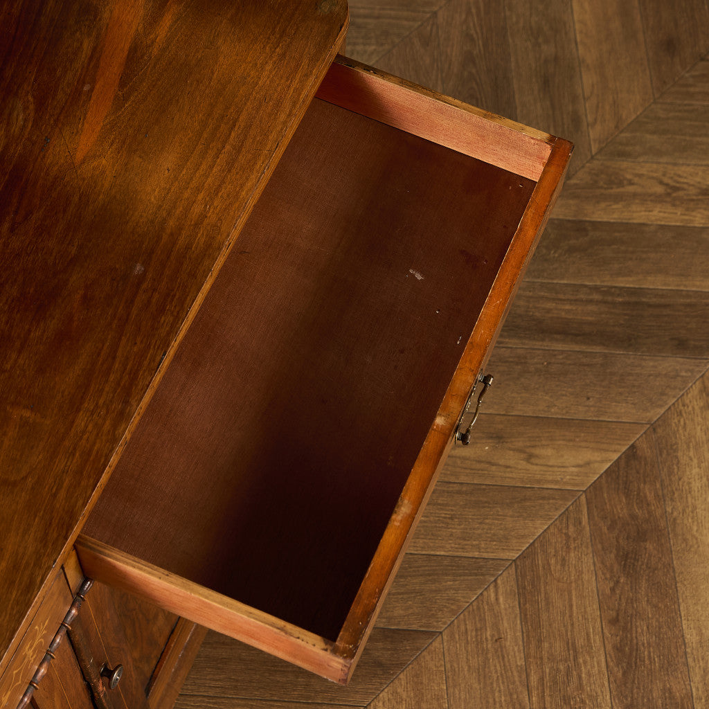 英国 アンティーク ミラーバック サイドボード シフォニア