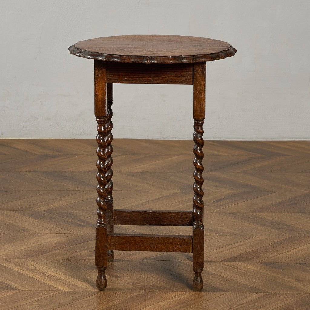 英国 クラシック バーリーシュガーツイスト サイドテーブル