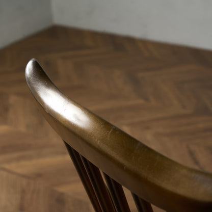 ヴィンテージ ゴールドスミスチェア ラウンドゴールドラベル