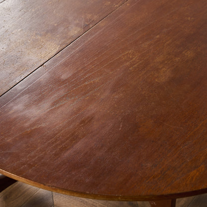 イギリス ヴィンテージ ドロップリーフ ゲートレッグテーブル