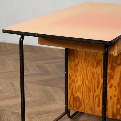 オランダヴィンテージ 片袖デスク