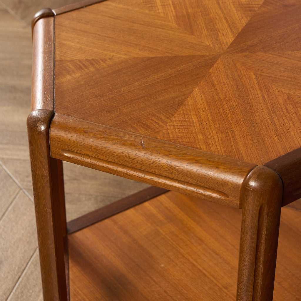 デンマーク ヴィンテージ ヘキサゴン コーヒーテーブル センターテーブル