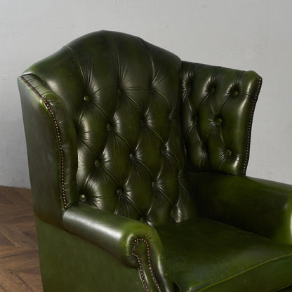 英国 クラシック チェスターフィールド チェア