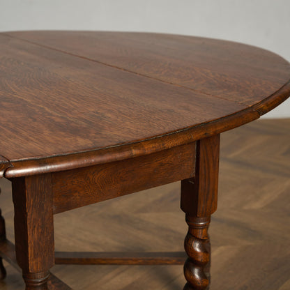 英国 クラシック ドロップリーフ ゲートレッグテーブル #91795