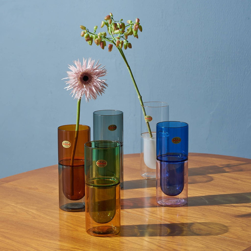 DW VASE Ssize / Amber×Gray