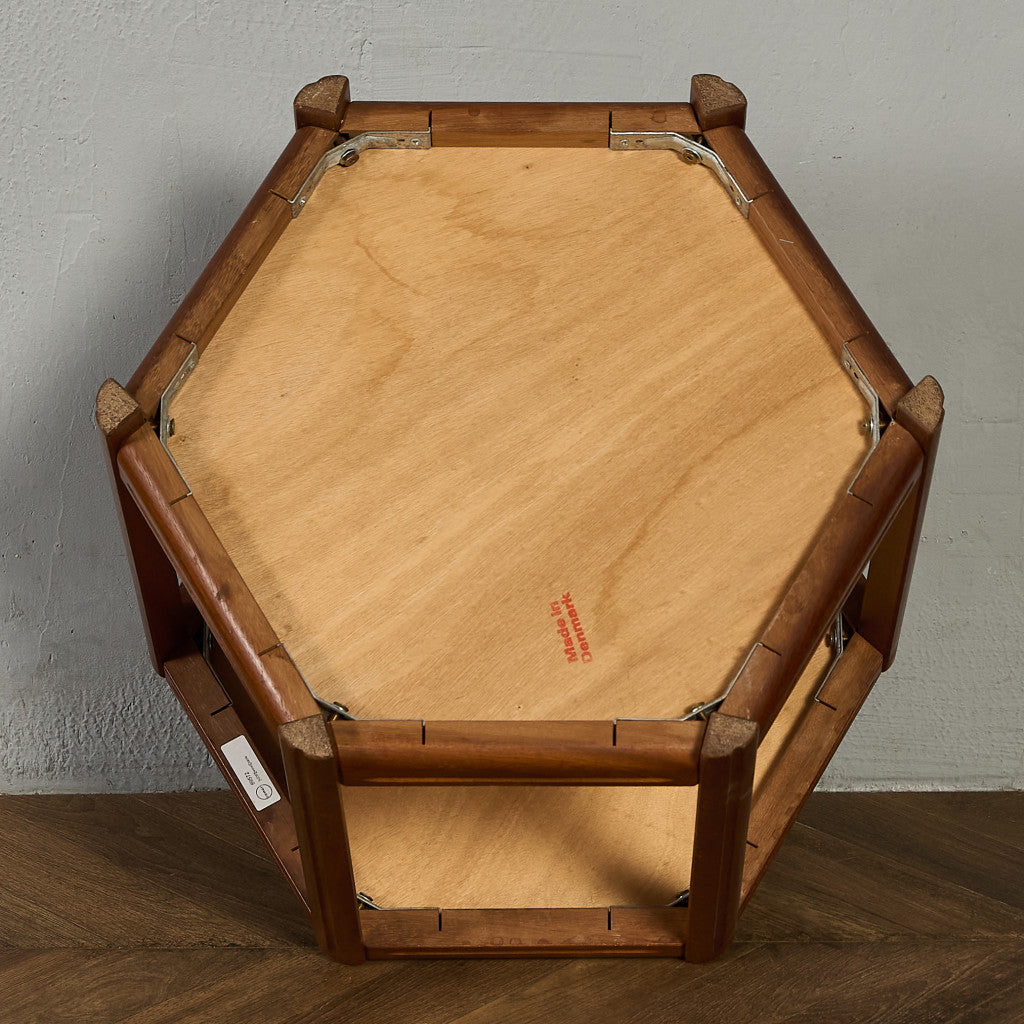 デンマーク ヴィンテージ ヘキサゴン コーヒーテーブル センターテーブル