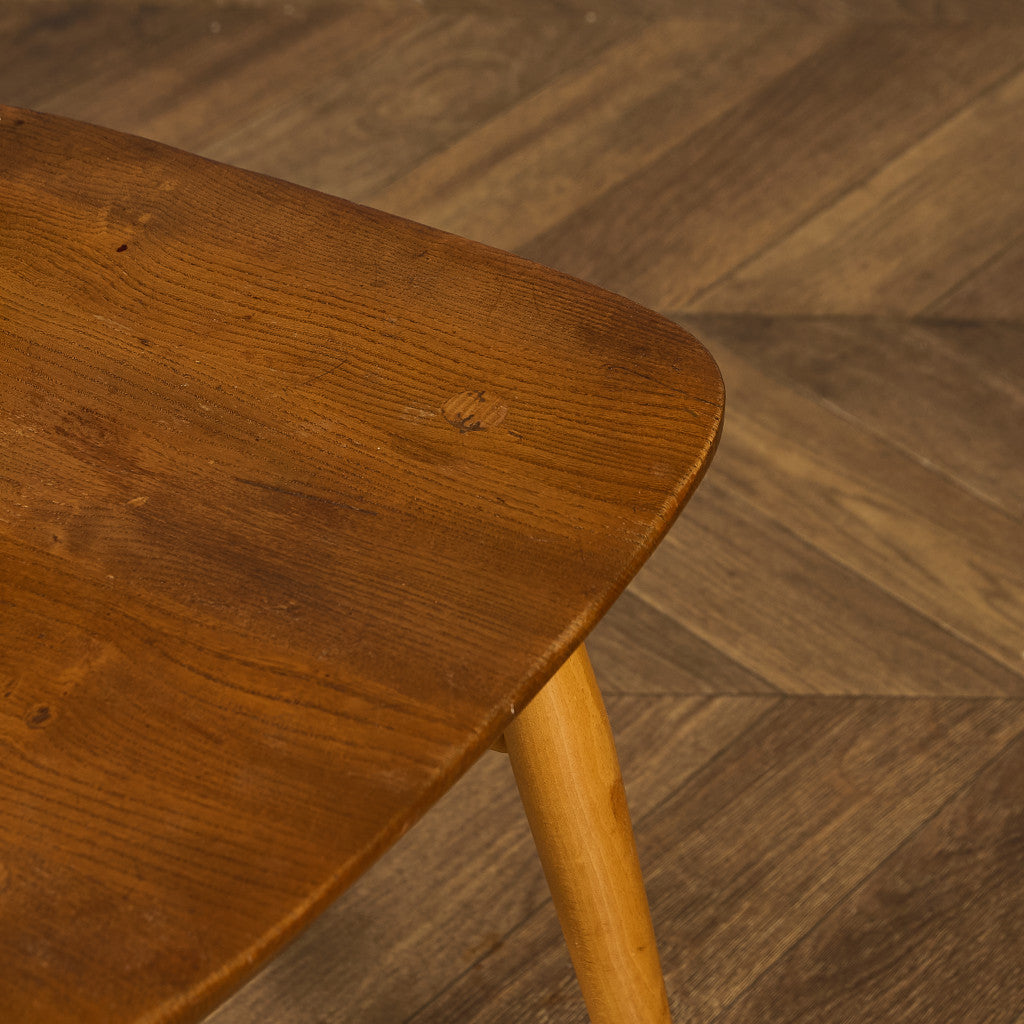 ヴィンテージ 4本 スポーク フープバックチェア ラウンドゴールドラベル