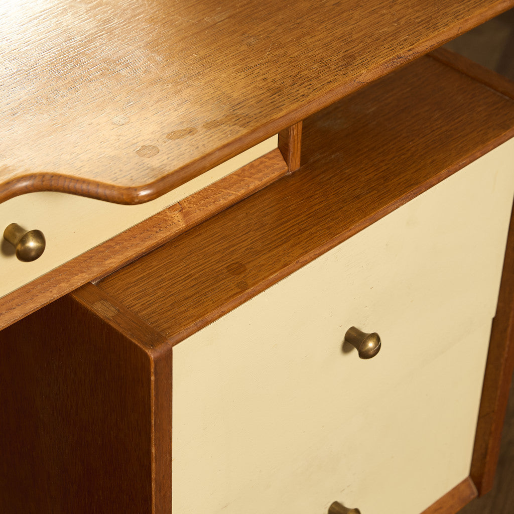 Chinese white ヴィンテージ ドレッサーデスク 初期ゴールドラベル