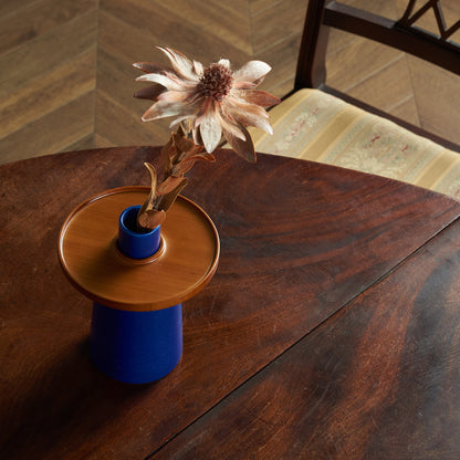 hanauke フラワーベース / BLUE