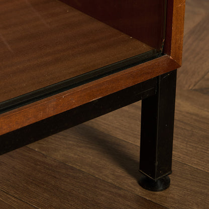 Abbess ヴィンテージ ガラス キャビネット 本棚