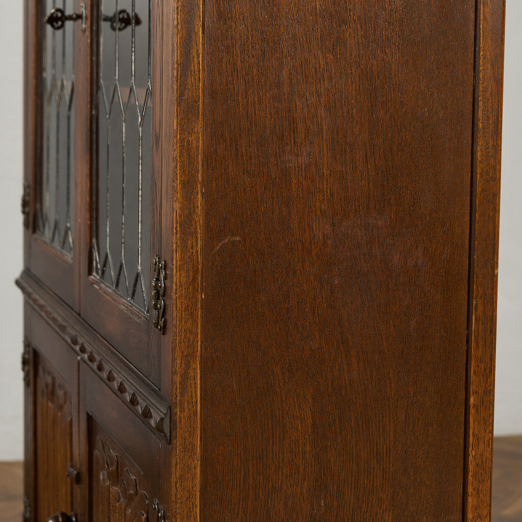 英国 クラシック オーク材 ブックケース