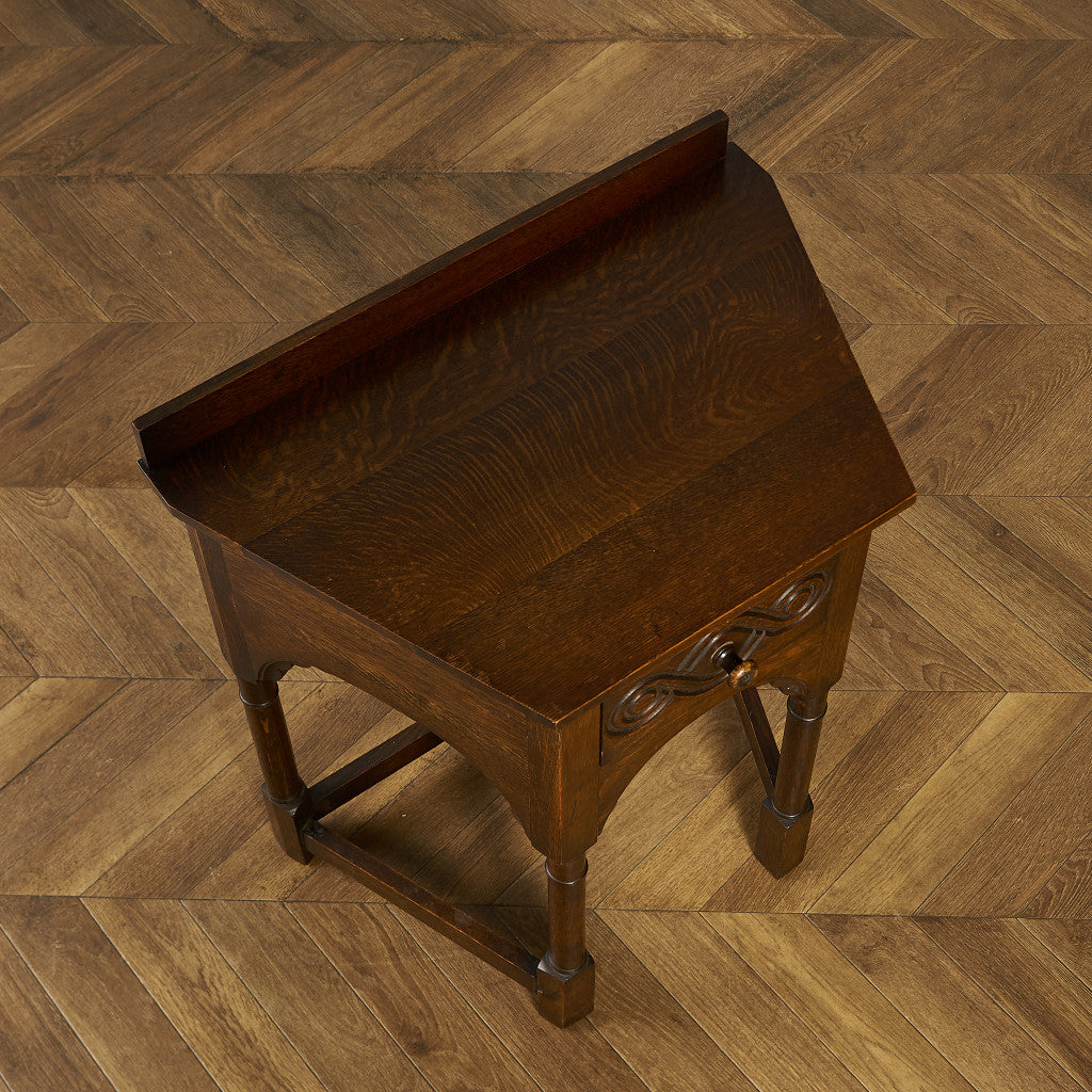 英国 クラシック 引き出し付き サイドテーブル #90096