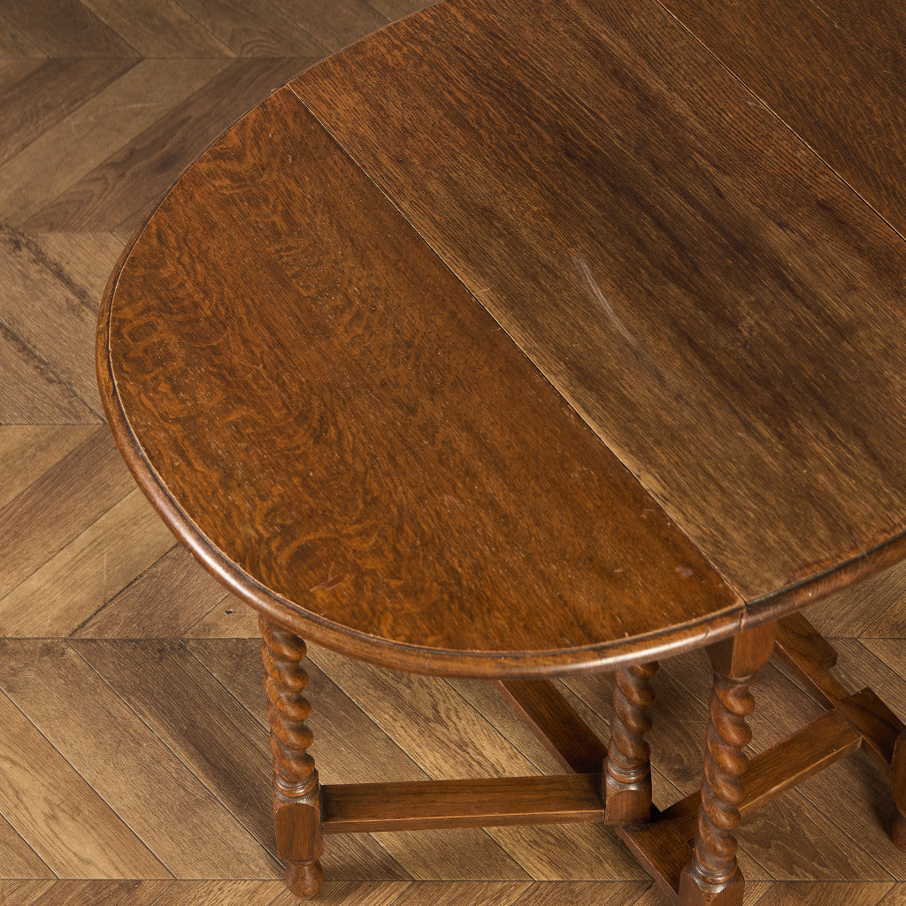 英国 クラシック ドロップリーフ ゲートレッグテーブル