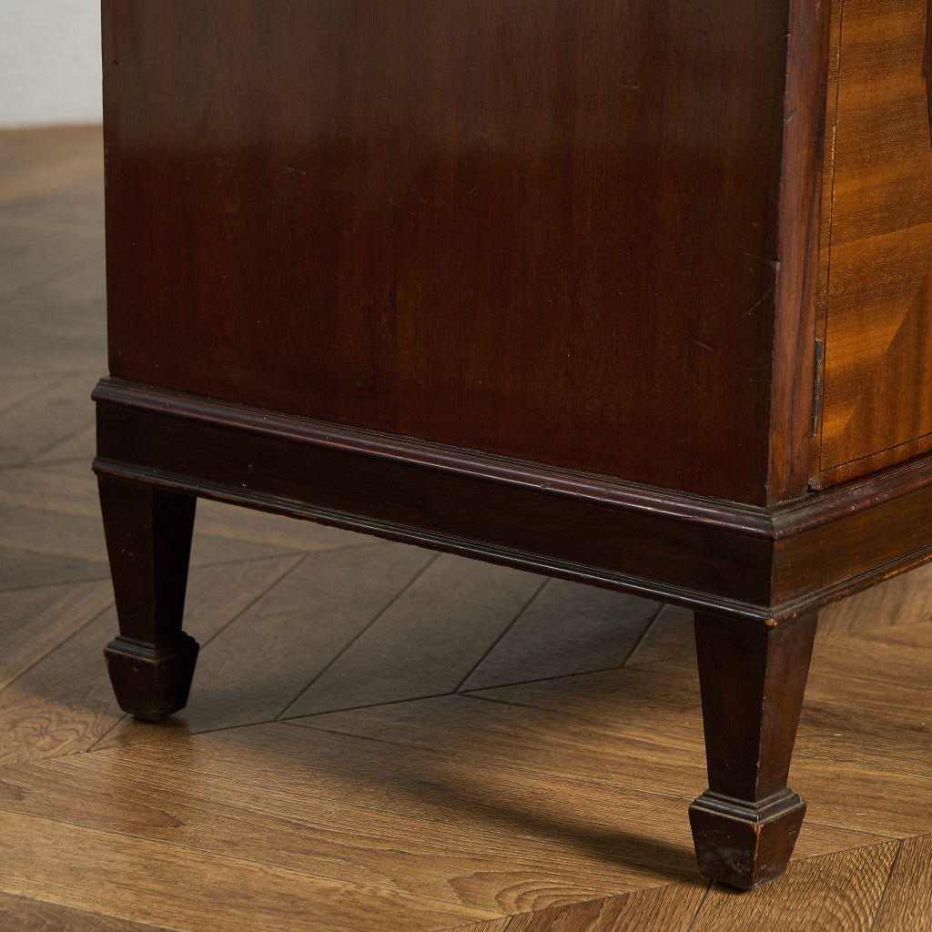 英国 アンティーク ビューロー ブックケース