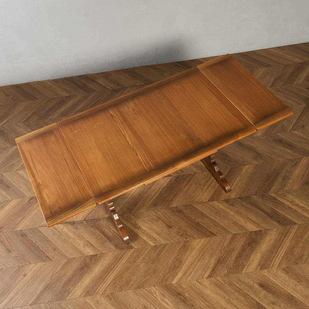 英国 クラシック ドローリーフ リフェクトリーテーブル