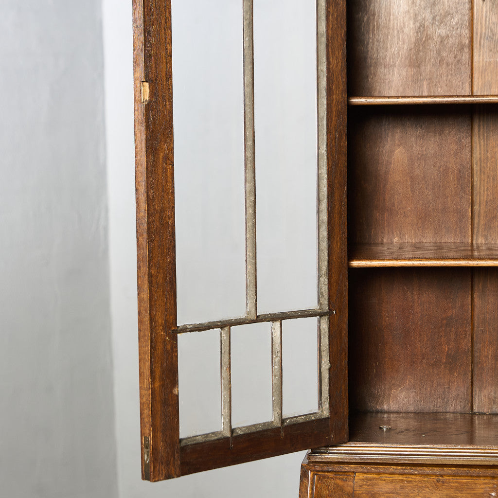 英国 クラシック ビューロー ブックケース デスク