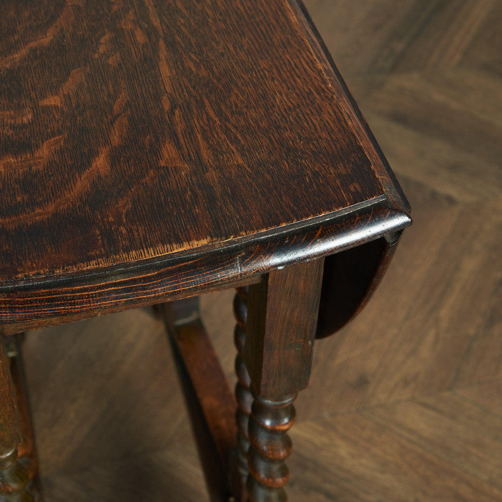 英国クラシック ドロップリーフ ゲートレッグテーブル #83843