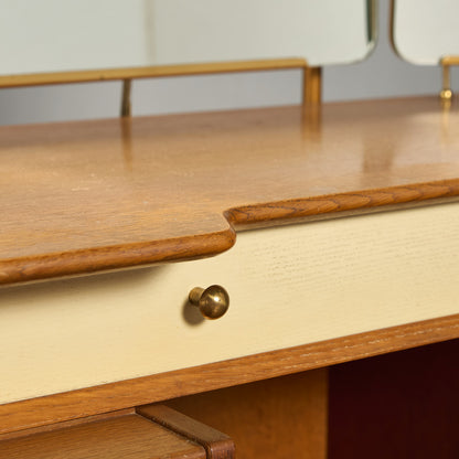 Chinese white ヴィンテージ ドレッサーデスク 初期ゴールドラベル