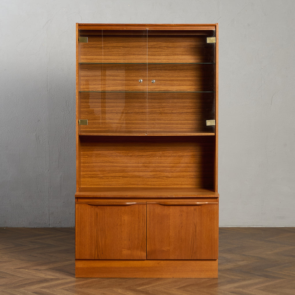 英国 ヴィンテージ ウォールユニット 本棚