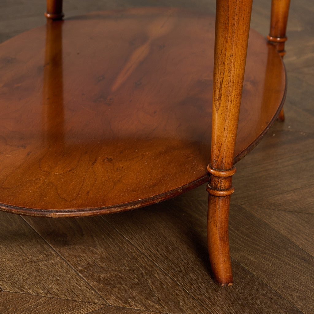 英国 クラシック オーバル センターテーブル コーヒーテーブル #90167