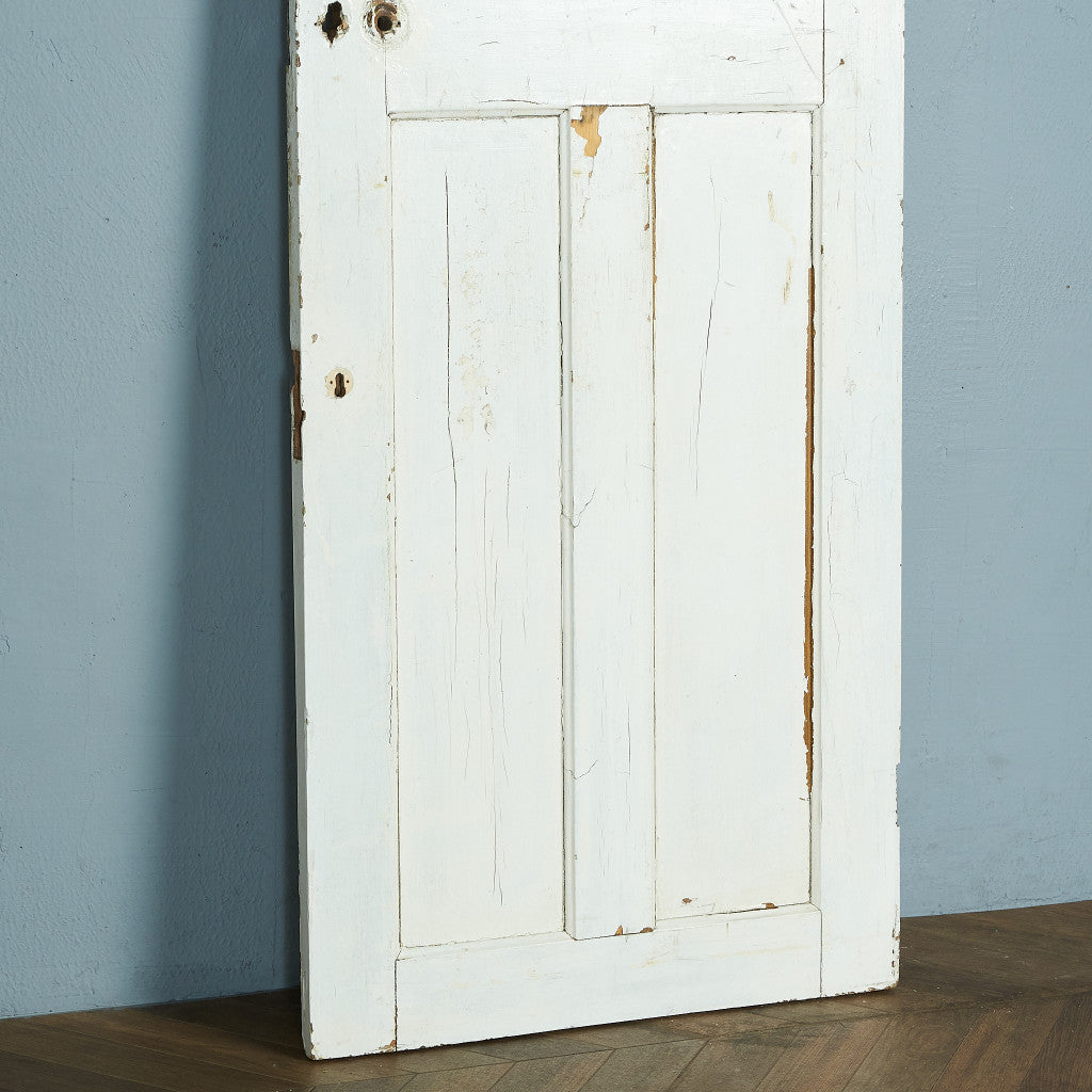 Antique British painted wooden door #63713