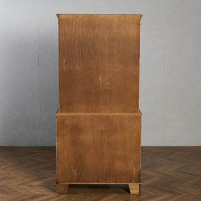 英国 クラシック エドワーディアン 様式 ブックケース カップボード