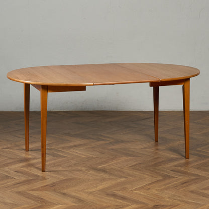 デンマーク エクステンション ラウンド ダイニングテーブル
