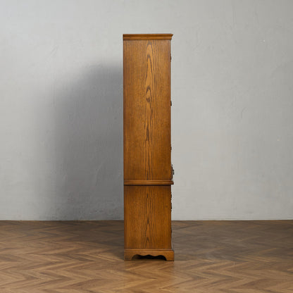 英国 クラシック オーク材 ブックケース