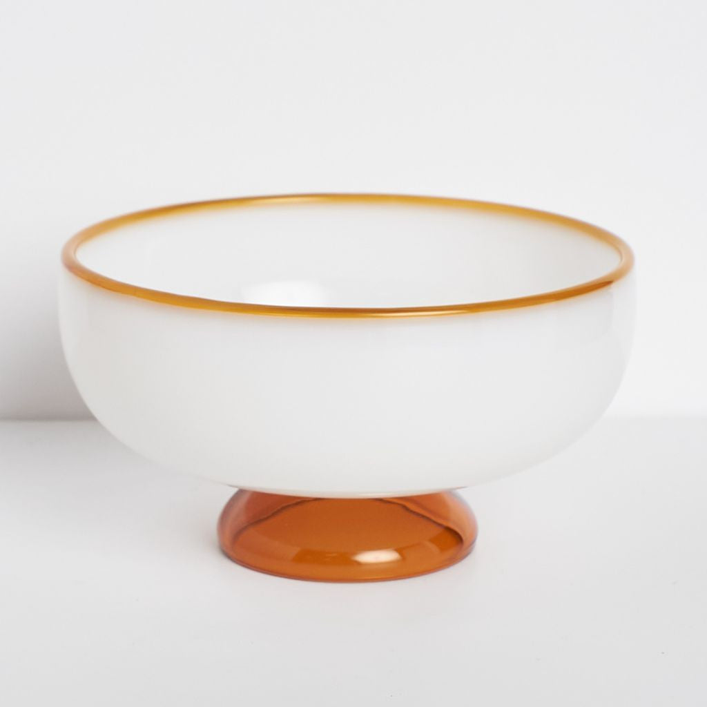 SNOW BOWL / White × Amber Rim