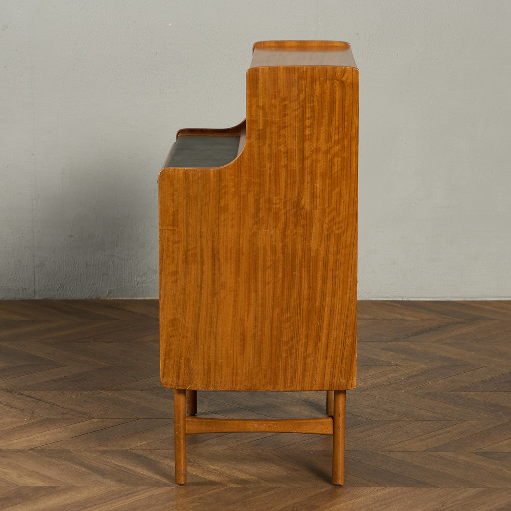 英国 ヴィンテージ 蛇腹扉 ライティングビューロー