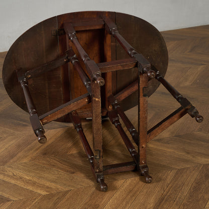 英国 クラシック ドロップリーフ ゲートレッグテーブル