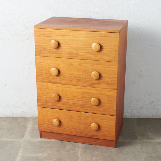 英国ヴィンテージ 4段チェスト