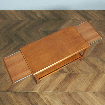 サトクリフ James H Sutcliffe & Son Ltd ( SUTCLIFFE OF TODMORDEN ) ヴィンテージ スライディングトップ コーヒーテーブル / センターテーブル #83711