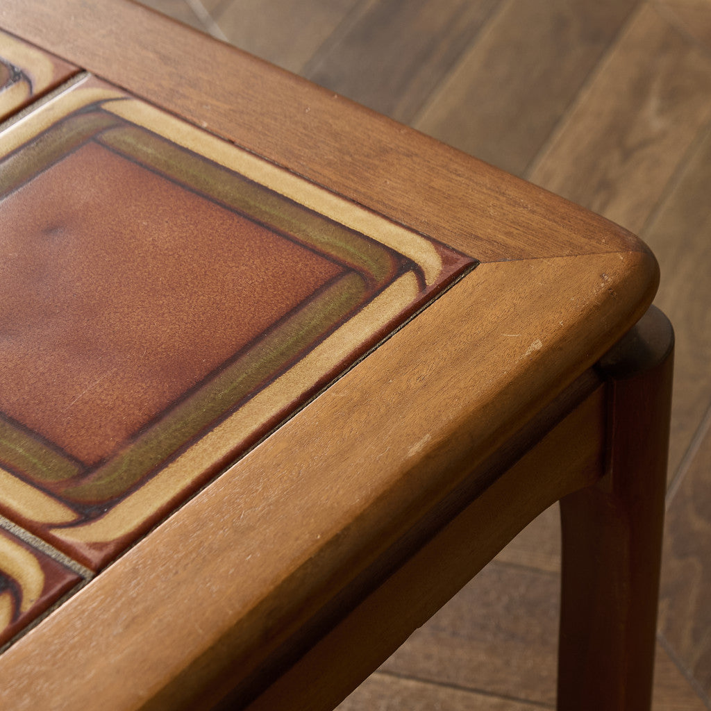 ヴィンテージ タイルトップ センターテーブル