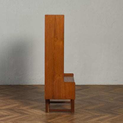 ヴィンテージ ガラス キャビネット 本棚