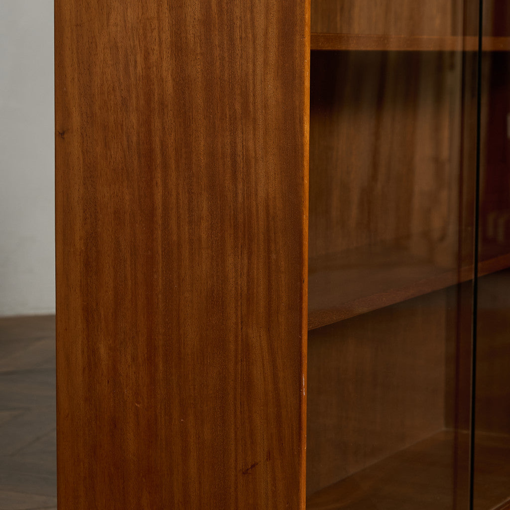 ヴィンテージ ガラスキャビネット