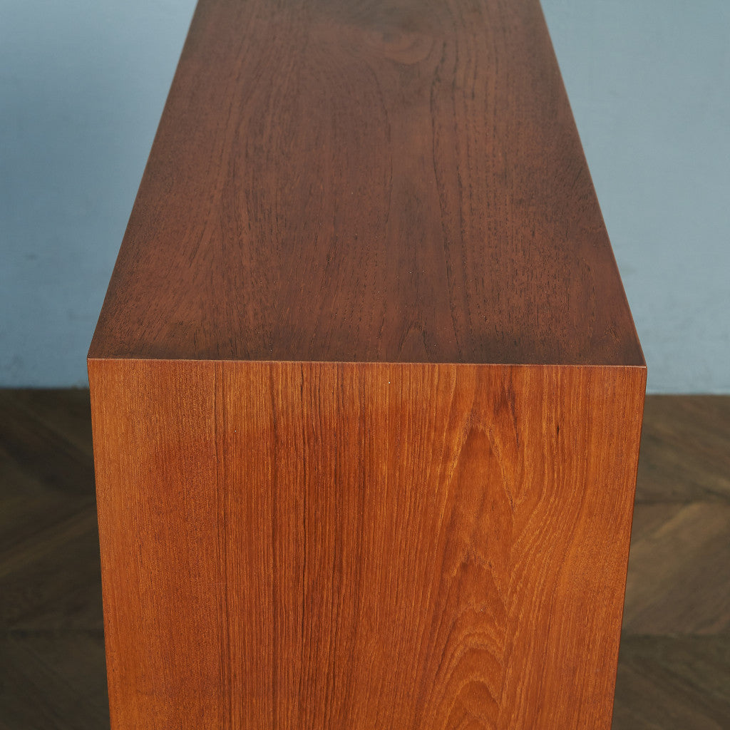 デンマークヴィンテージ オープンブックケース / カスタム アイアンヘアピンレッグ