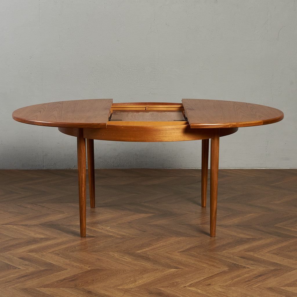 エクステンション ラウンド ダイニングテーブル