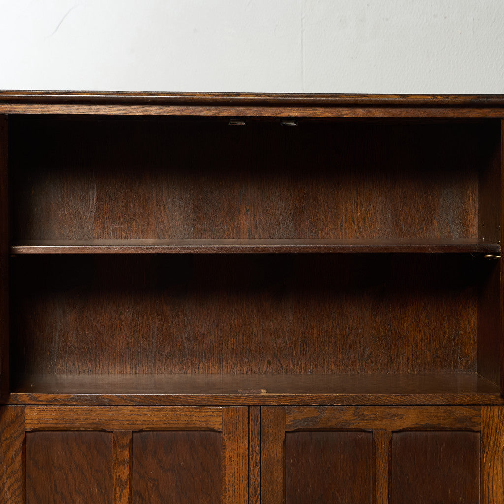 英国 クラシック オーク材 ブックケース